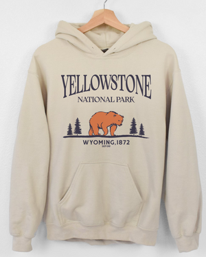 Yellowstone Park Vintage Unisex Pullover Hoodie