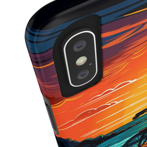 Bicycle At Sunset Phone Case