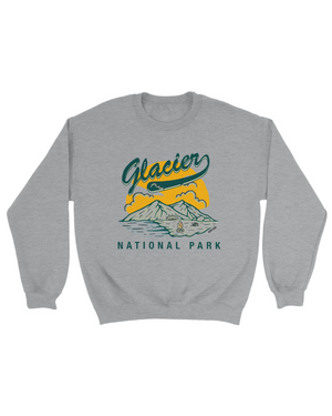 Glacier National Park Unisex Vintage Sweatshirt