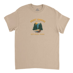 Great Smokey Mountains National Park Heavyweight Unisex Crewneck T-shirt