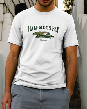 Half Moon Bay - California Heavyweight Unisex Vintage Tee