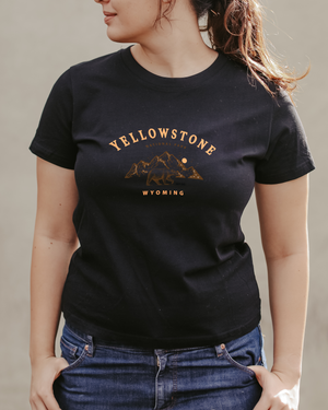 Yellowstone National Park Wyoming Heavyweight Unisex Crewneck T-shirt