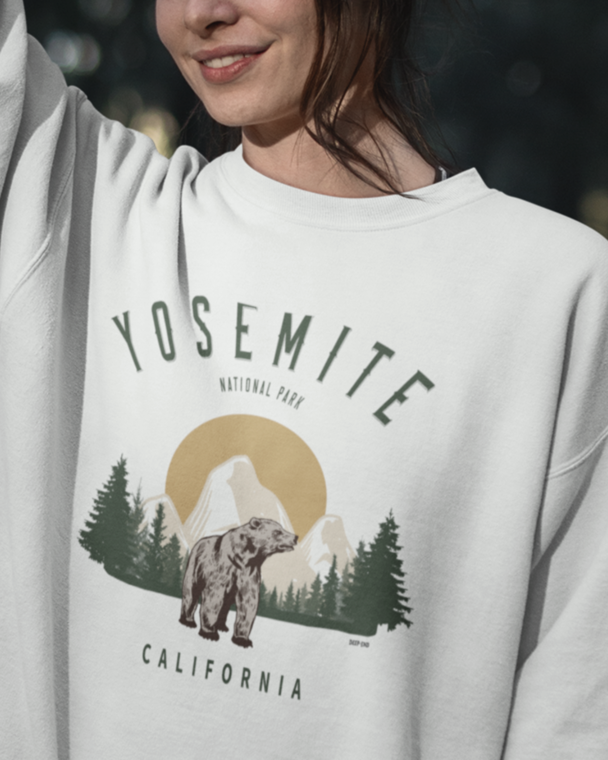 Yosemite National Park Unisex Vintage Sweatshirt
