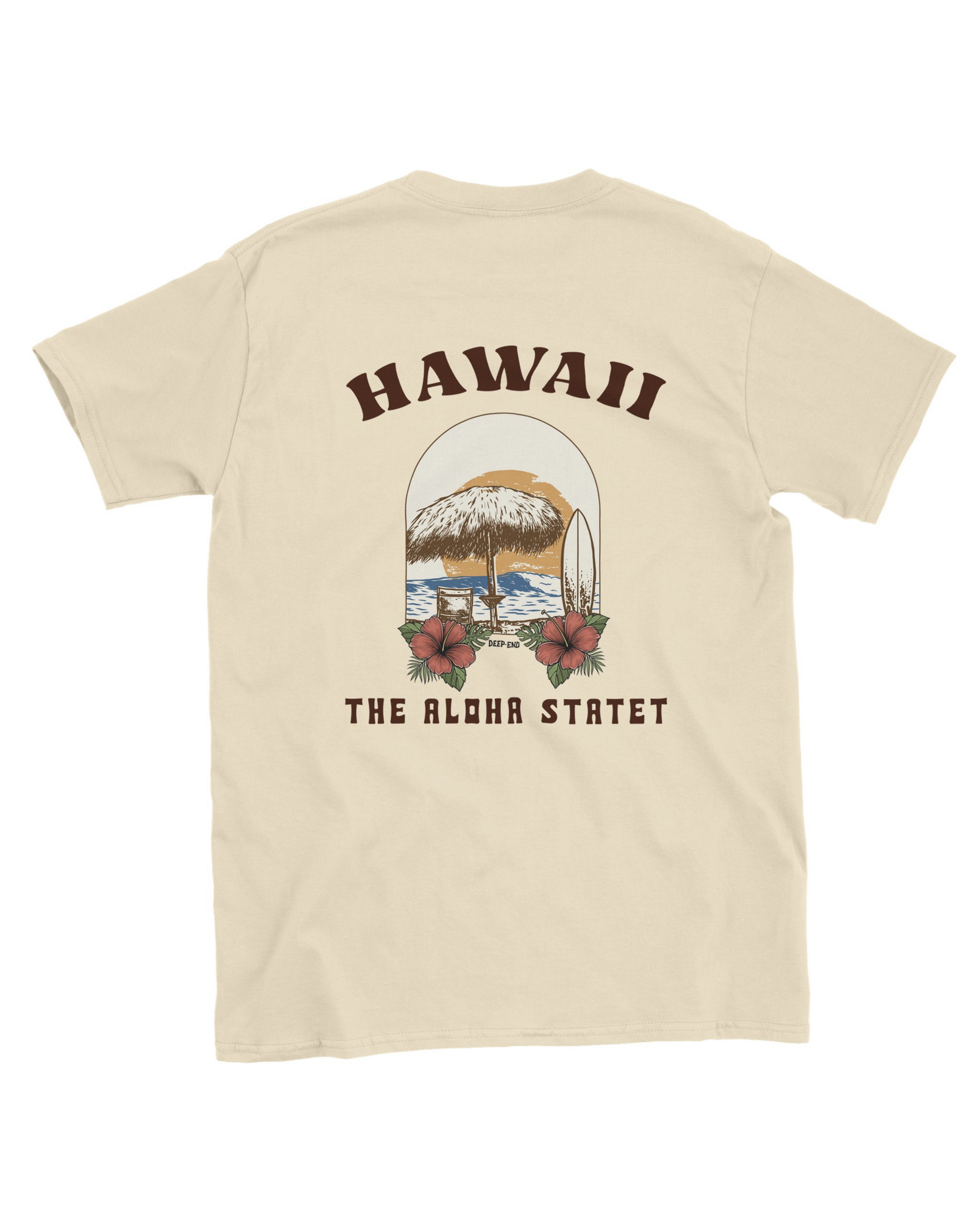 Hawaii The Aloha State Classic Unisex Crewneck Tee