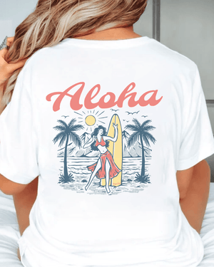 Aloha Deep-End Unisex Vintage Tee - DEEP-END