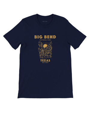 Big Bend Texas National Park Unisex Vintage Shirt - DEEP-END