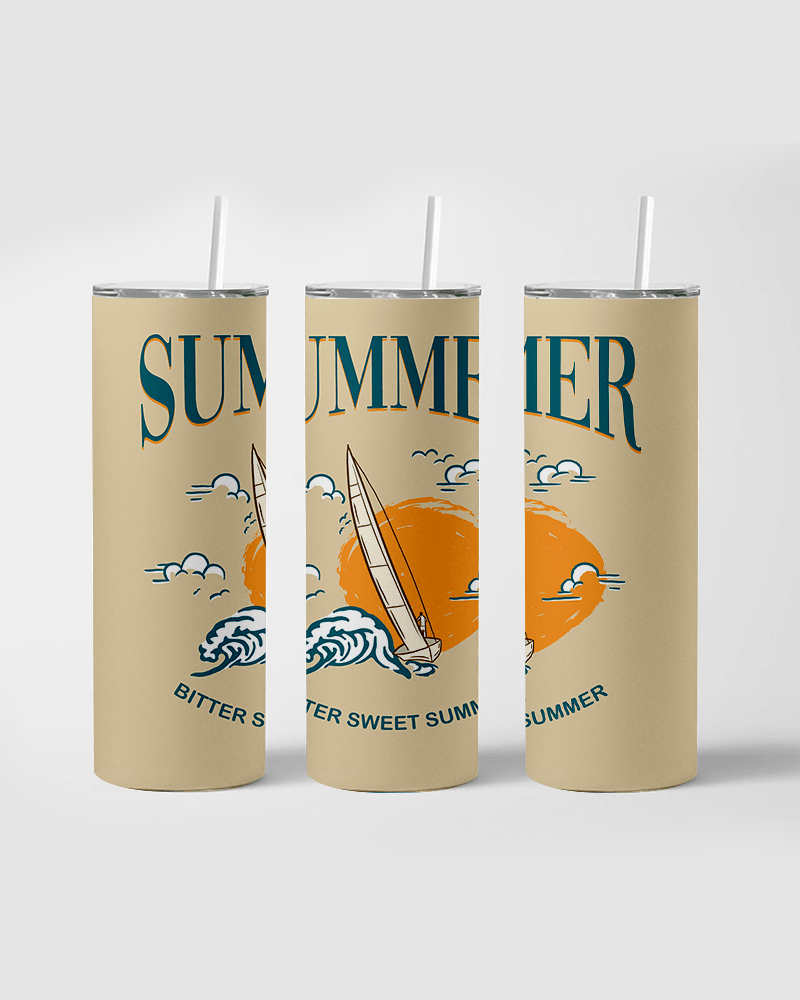 Bitter Sweet Summer Skinny Tumbler - DEEP-END