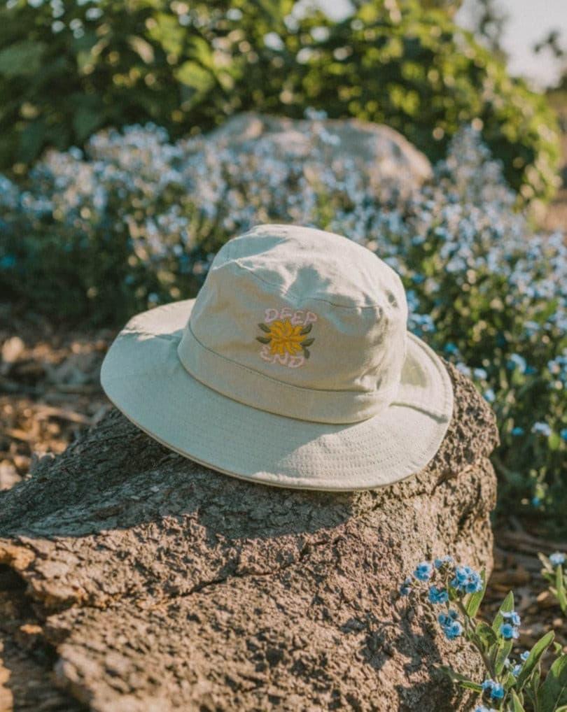 Dazed Out Organic Canvas Bucket Hat - DEEP-END