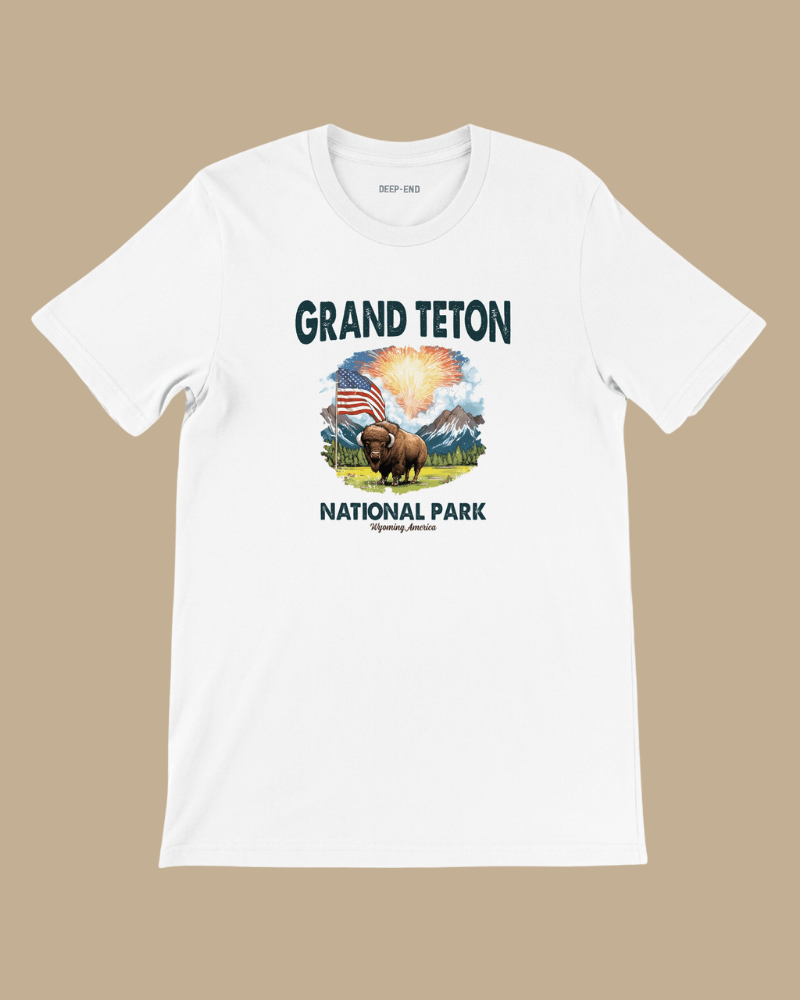 Grand Teton National Park Unisex Vintage Shirt - DEEP-END
