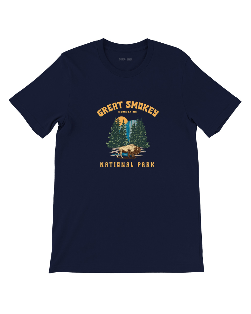 Great Smokey Mountains National Park Unisex Vintage Shirt - DEEP-END