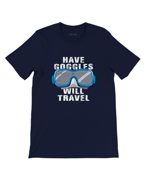 Have Goggles, Will Travel Unisex Vintage Shirt - DEEP-END