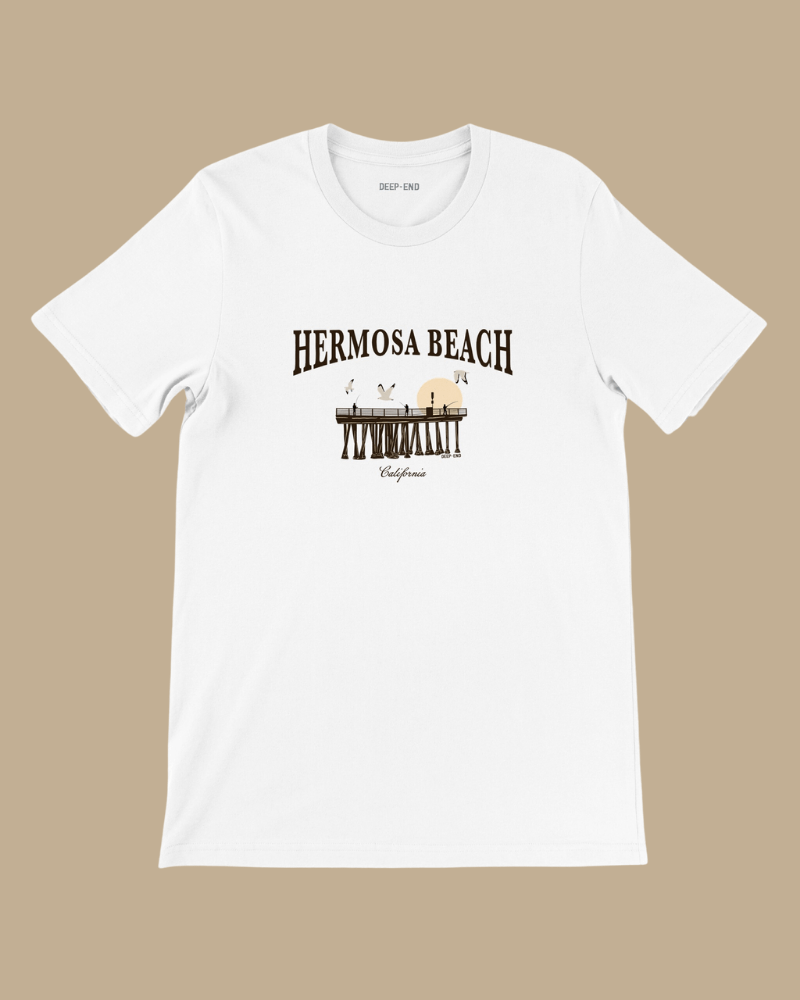 Hermosa Beach - California Unisex Vintage Shirt - DEEP-END