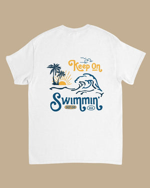 Keep On Swimmin Unisex Vintage Shirt - DEEP-END