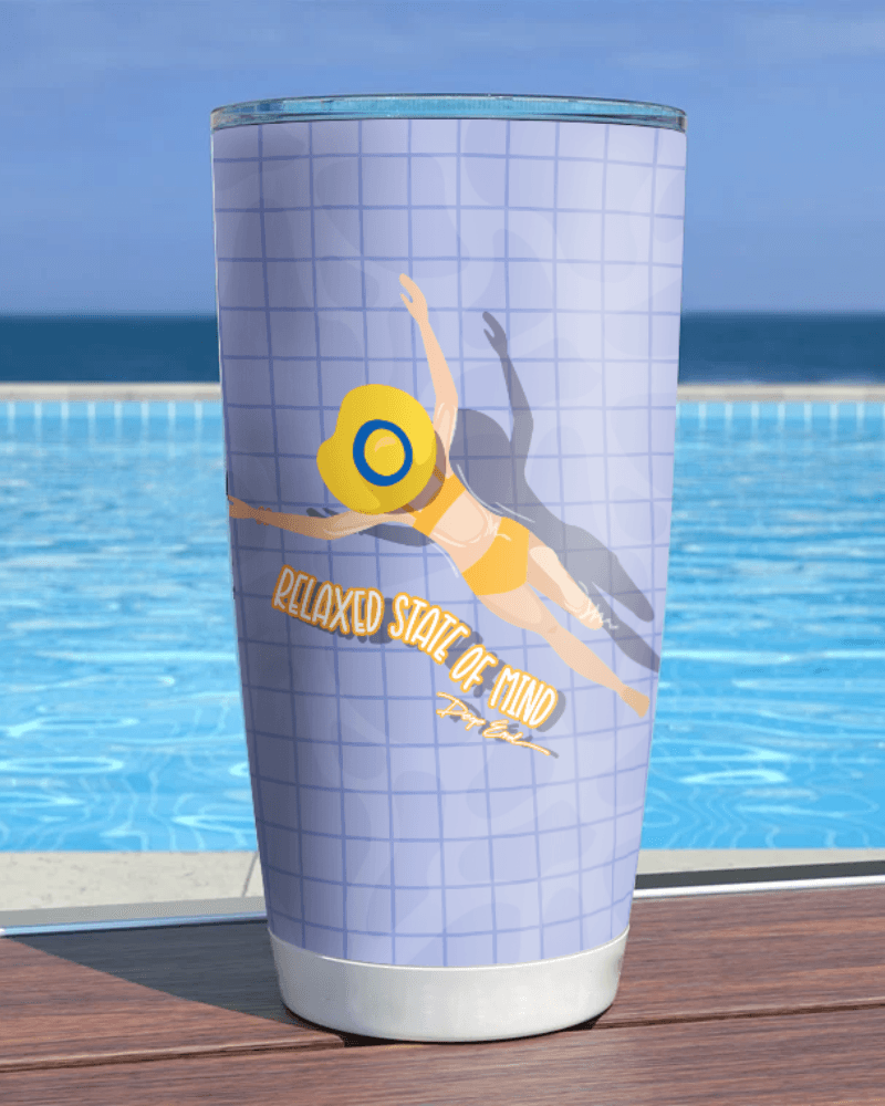 Life Is Cool By The Pool Vagabond Tumbler - DEEP-END