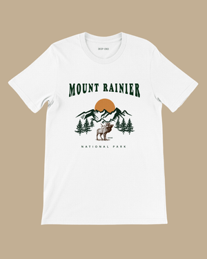 Mount Rainier National Park Unisex Vintage Shirt - DEEP-END