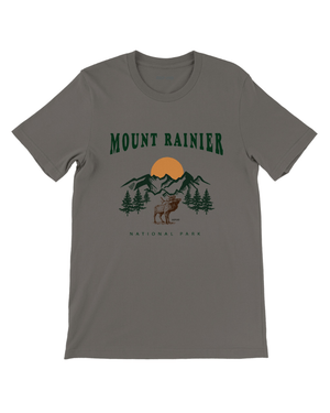 Mount Rainier National Park Unisex Vintage Shirt - DEEP-END
