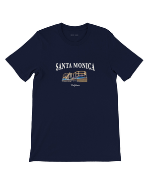 Santa Monica - California Unisex Vintage Shirt - DEEP-END