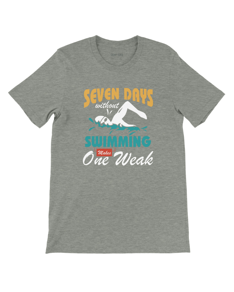 Seven Days Without Swimming Unisex Vintage Shirt - DEEP-END