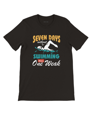 Seven Days Without Swimming Unisex Vintage Shirt - DEEP-END