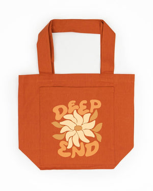 Take it Easy Organic Hemp Tote Bag - DEEP-END