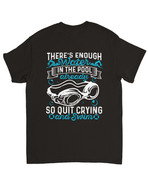 There’s Enough Water In The Pool Already Unisex Vintage T-shirt - DEEP-END