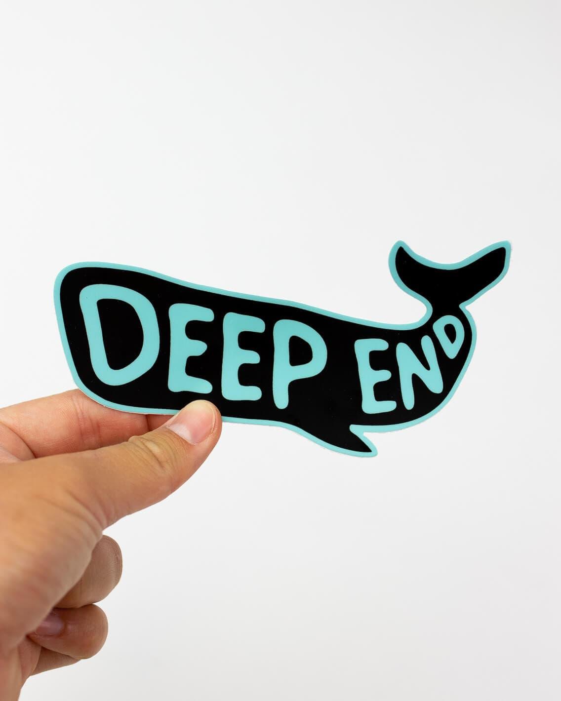 Whale Vinyl Sticker - DEEP-END