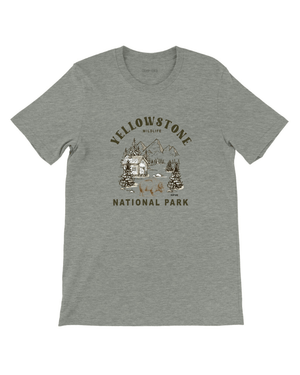 Yellowstone National Park Unisex Vintage Shirt - DEEP-END