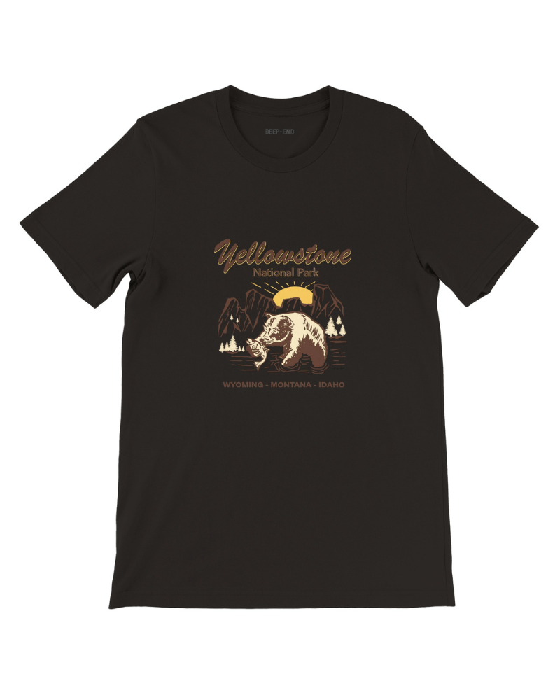 Yellowstone National Park Unisex Vintage Shirt - DEEP-END